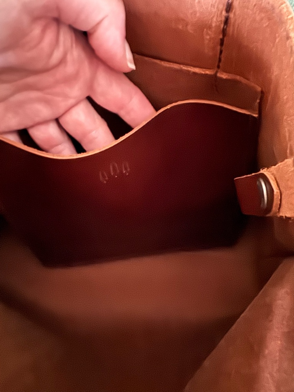 Portland Leather Goods August Tote Chocolate Brown - Picture 6 of 12